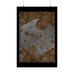 Gothic Metal Shield Matte Poster — Medieval Architecture Wall Art