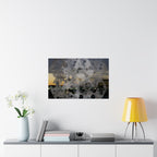 Abstract Urban Nightscape Poster — Matte Horizontal Art Print