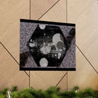 Abstract Geometric Poster — Matte Horizontal Art Print