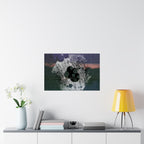 Abstract Grainy Landscape Poster — Matte Horizontal Art Print