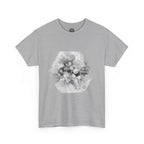 Hex Moon Graphic Tee Design Hex32 — Distressed Space Cheese Vintage Astronomy T-Shirt