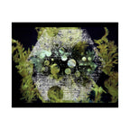 Abstract Green Geometry Matte Poster — Horizontal Wall Art