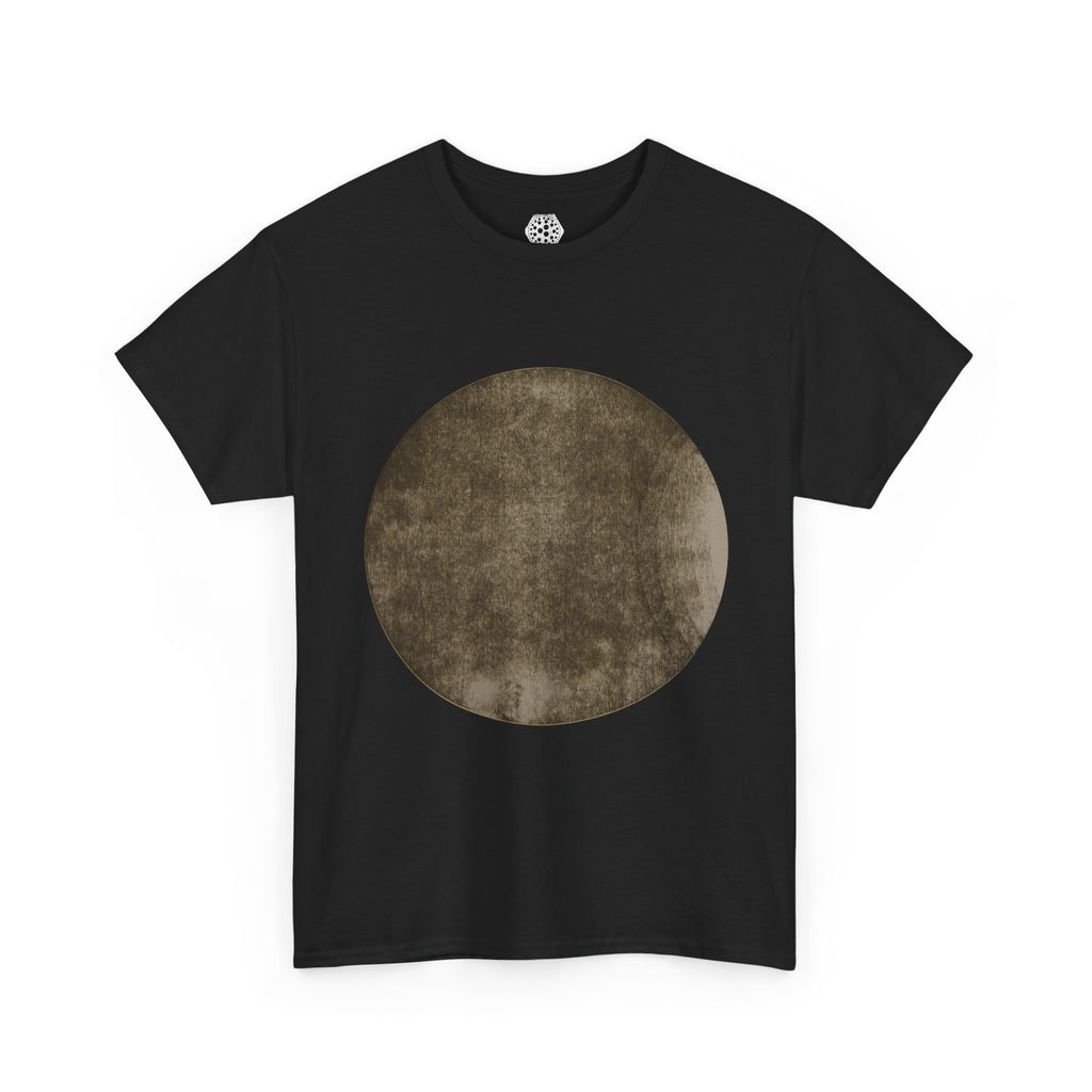 Moon Phase Circle Tee — Vintage Full Moon Graphic T‑Shirt