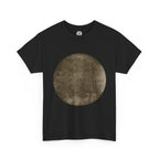 Moon Phase Circle Tee — Vintage Full Moon Graphic T‑Shirt