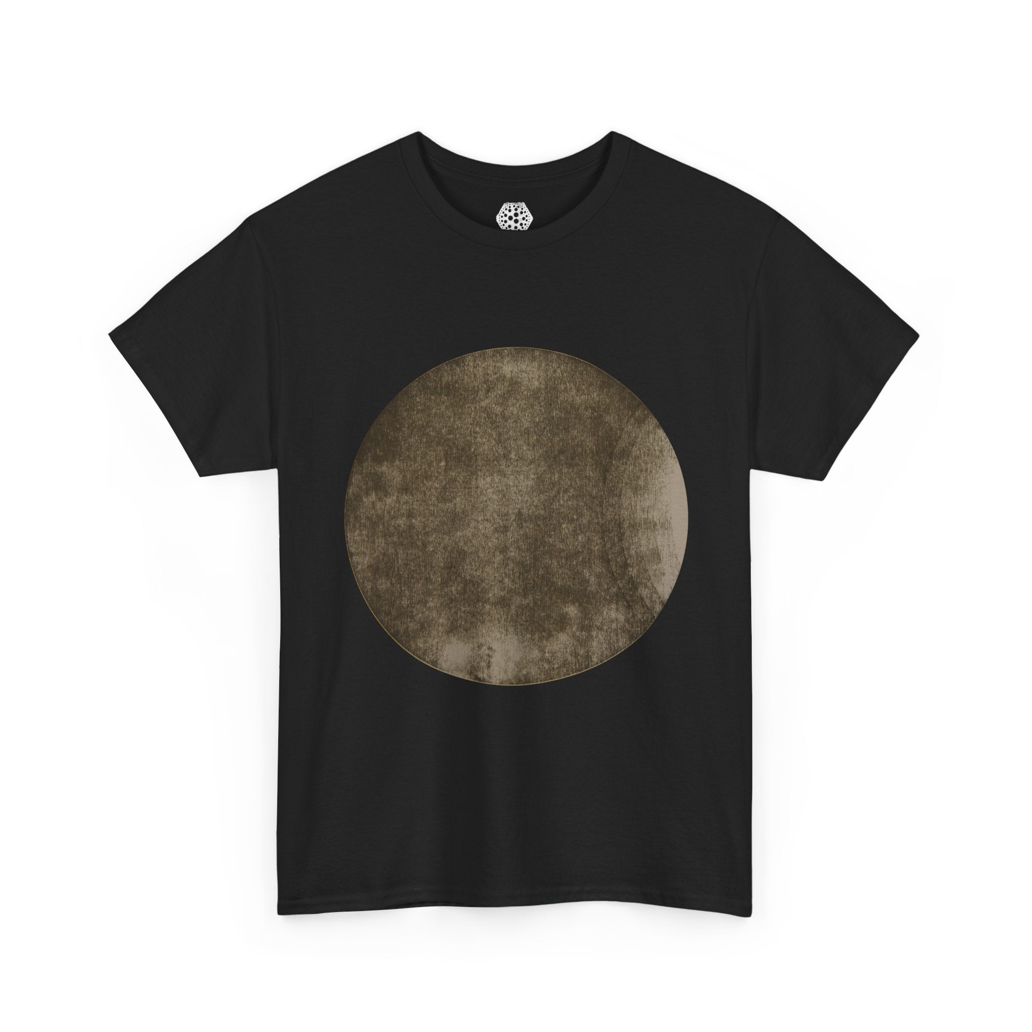 Moon Phase Circle Tee — Vintage Full Moon Graphic T‑Shirt