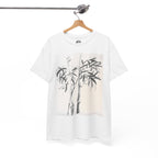 Bamboo Brushstroke Tee — Minimalist Zen Bamboo Graphic T-Shirt