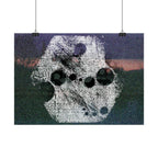 Abstracte kosmische poster — Surrealistische maanfasen muurdecoratie 