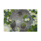 Daisy & Moss Floral Poster — Matte Horizontal Wall Art