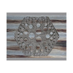 Rustic Honeycomb Poster Matte Vertical Poster | Hexagon Wall Art, Barn Wood Texture