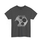 Hex Moon Graphic Tee Design Hex25 — Distressed Space Cheese Vintage Astronomy T-Shirt