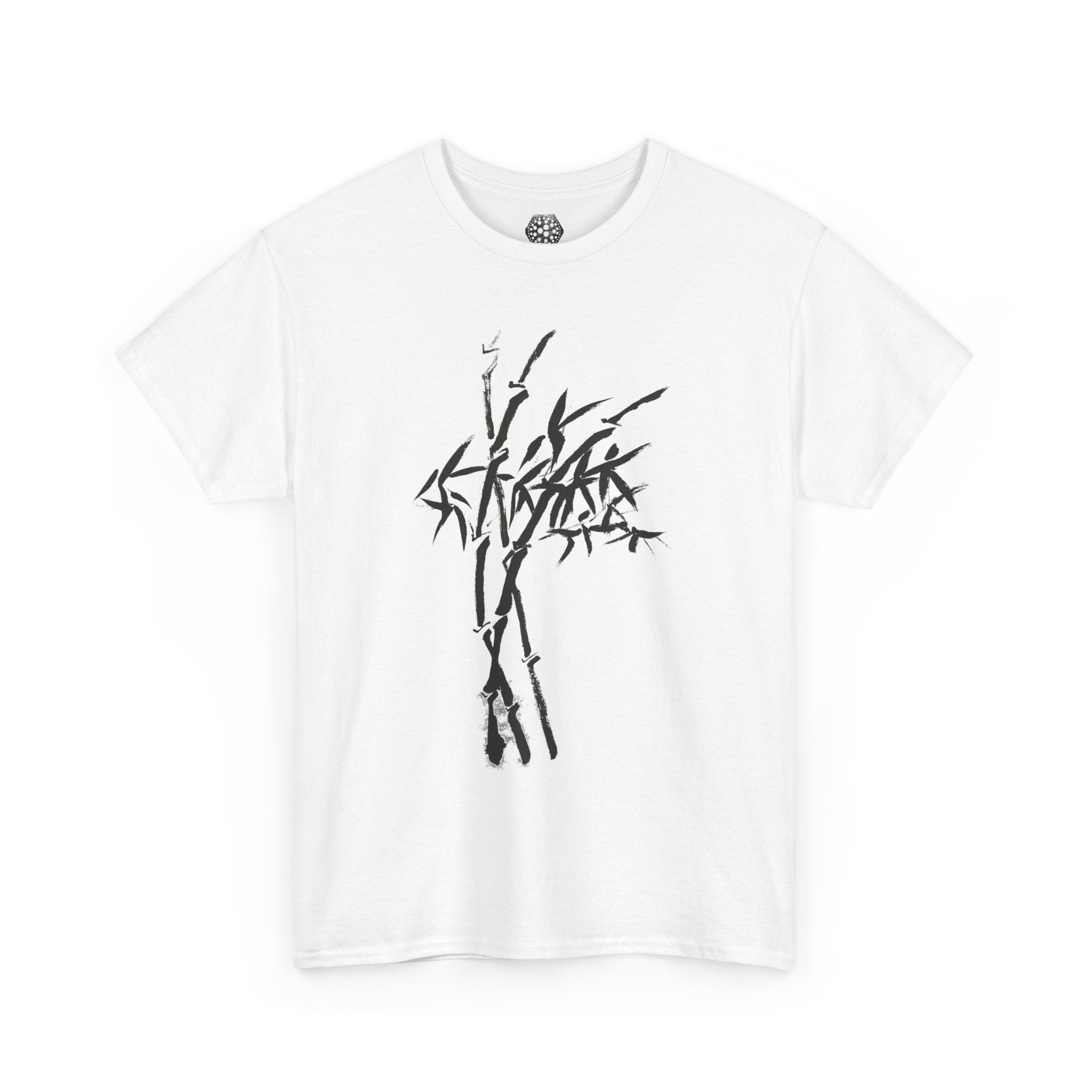 Bamboo Silhouette Tee - Minimal Zen Bamboo Graphic T-Shirt