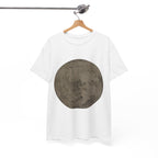 Full Moon Graphic Tee — Minimal Lunar Moonprint T-Shirt