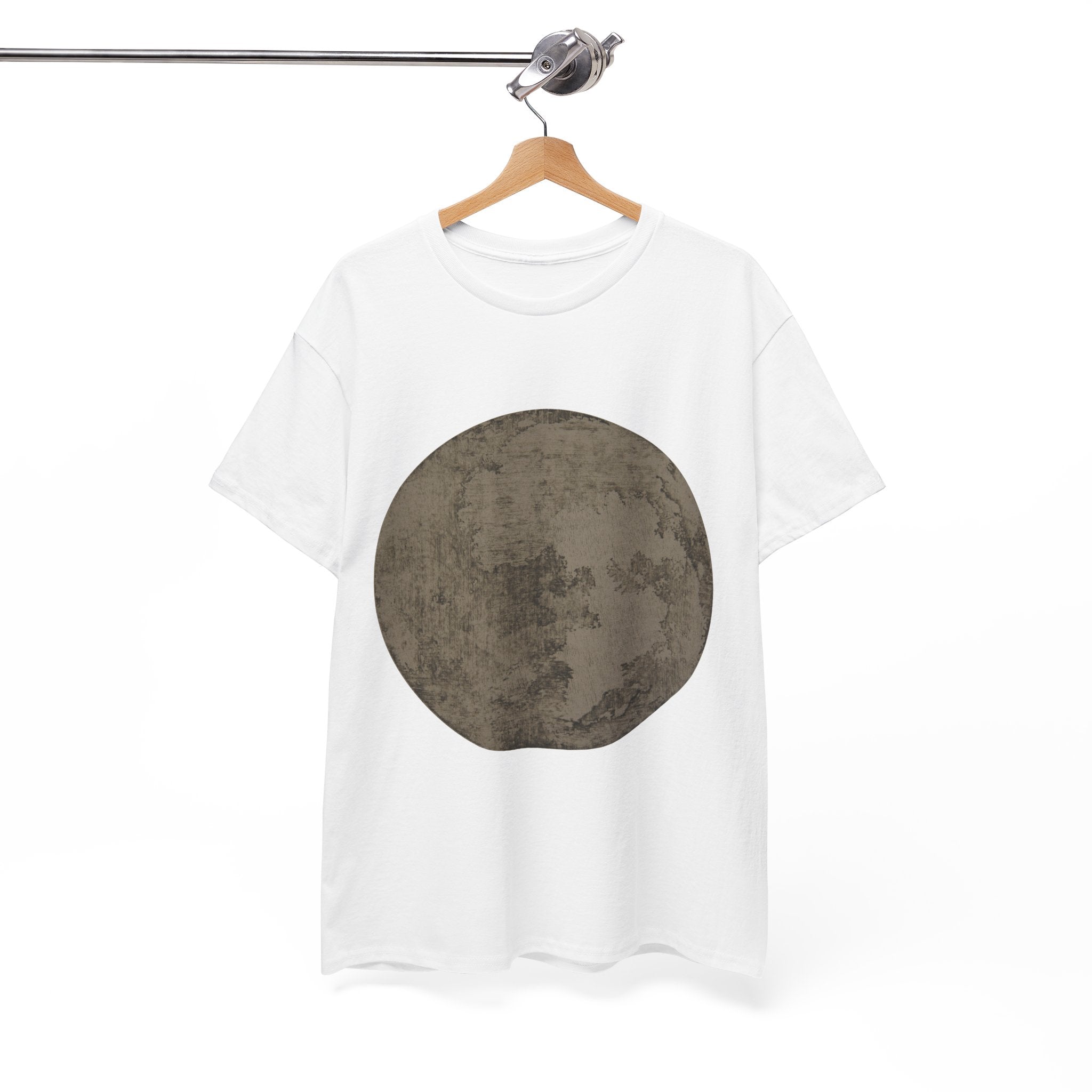 Full Moon Graphic Tee — Minimal Lunar Moonprint T-Shirt