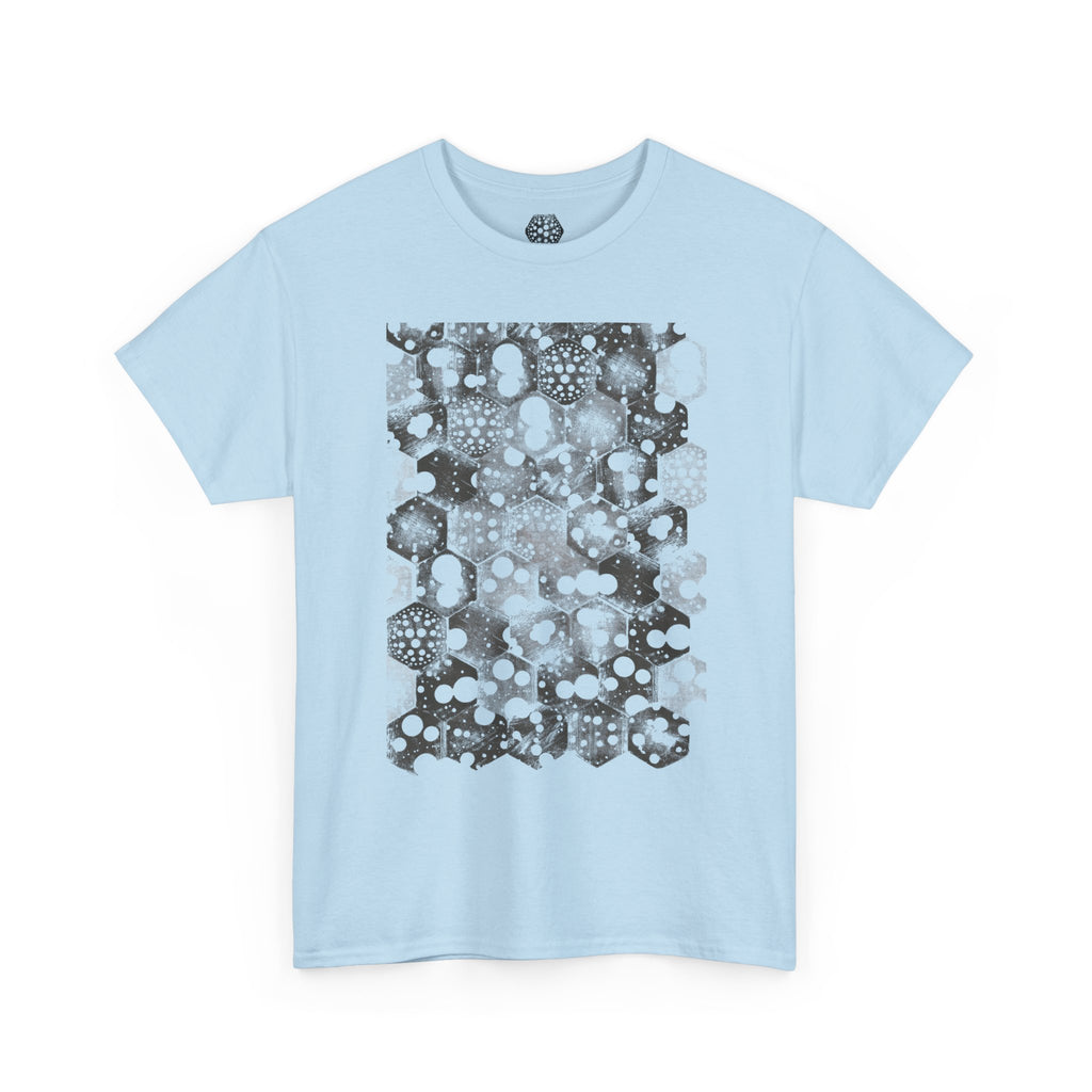 Hex Moon Graphic Tee — Distressed Space Cheese Vintage Astronomy T-Shirt