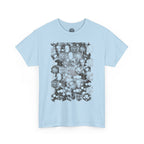 Hex Moon Graphic Tee — Distressed Space Cheese Vintage Astronomy T-Shirt