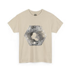 Hex Moon Graphic Tee Design Hex18 — Distressed Space Cheese Vintage Astronomy T-Shirt