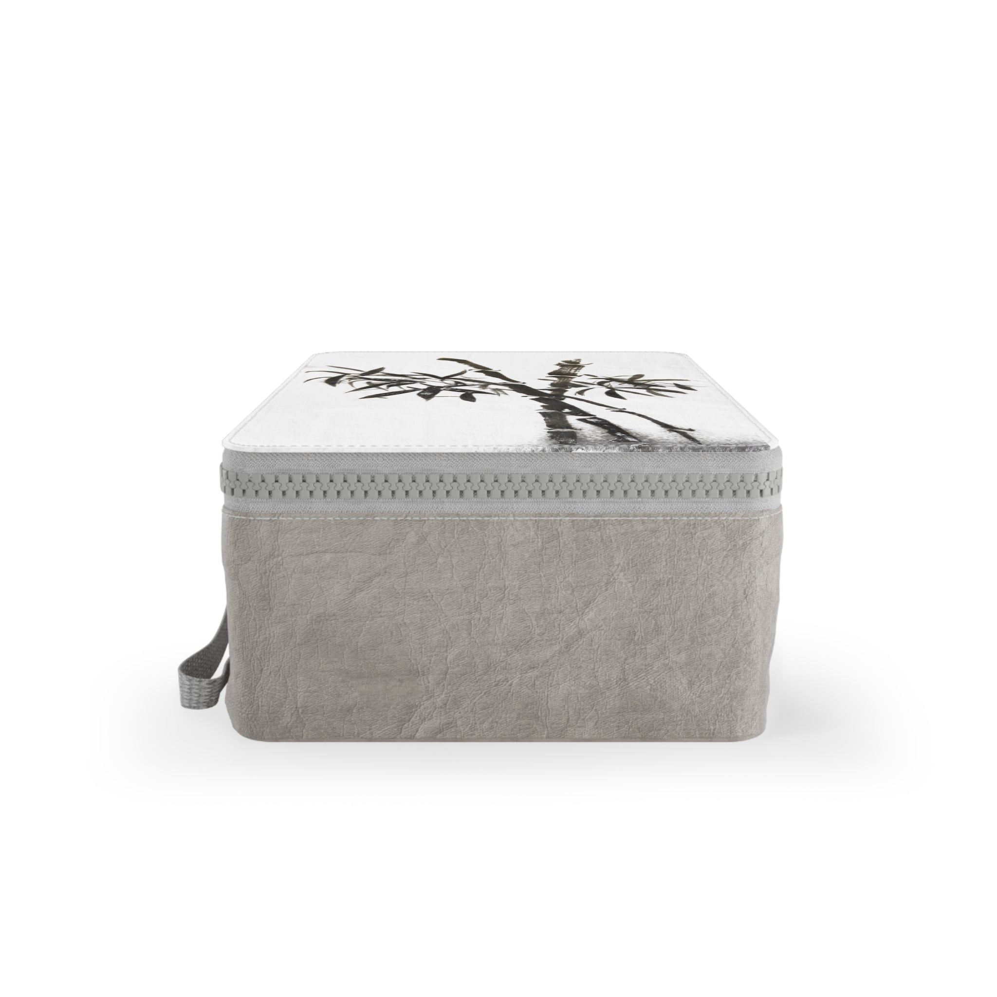 Paper Lunch Bag — Minimalist Ink Bamboo Lunch Tote