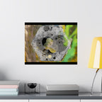 Abstract Hex Bolt Close-Up Matte Poster — Industrial Nature Wall Art