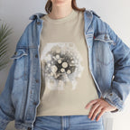 Hex Moon Graphic Tee Design Hex34 — Distressed Space Cheese Vintage Astronomy T-Shirt
