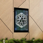 Matte poster — Geometrische zeshoekige maan kunstprint 