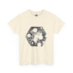 Hex Moon Graphic Tee Design Hex17 — Distressed Space Cheese Vintage Astronomy T-Shirt