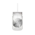 Mason Jar - Minimalistisch zwart boomsilhouet 