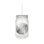 Mason Jar - Minimalistisch zwart boomsilhouet 