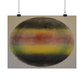 Abstract Rainbow Orb Matte Poster — Minimalist Horizontal Wall Art