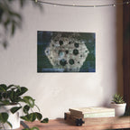 Abstracte maanzeshoek poster — Matte horizontale wanddecoratie 