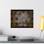 Matte horizontale poster — Kunstprint van een gotisch plafond 