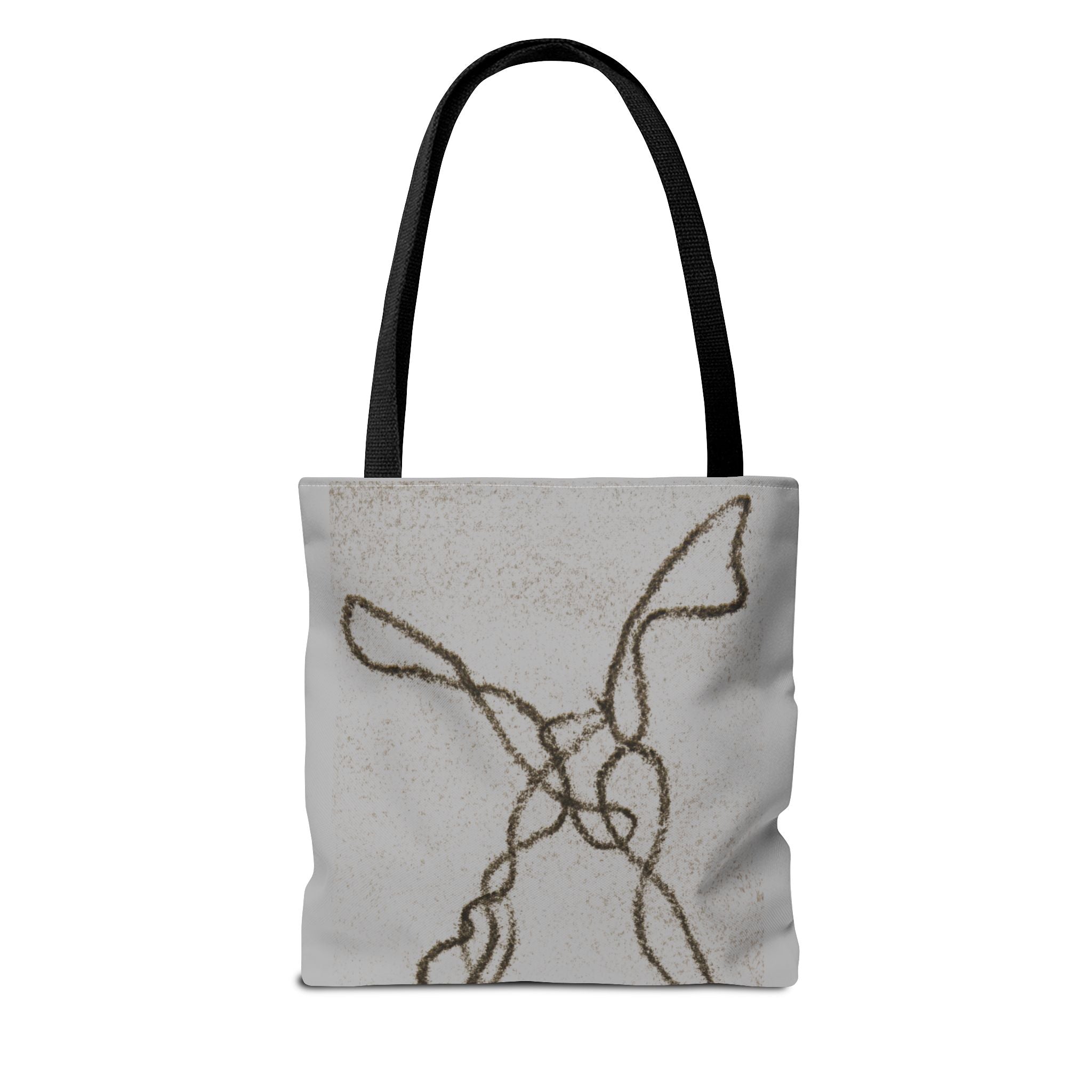 Tote Bag — Minimal Line Art Rope Sketch Tote