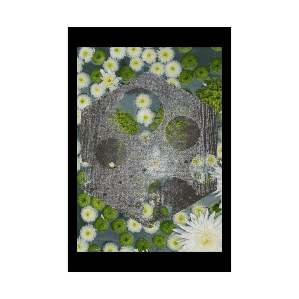 Floral Abstract Matte Poster — Botanical Abstract Art Print (Vertical)