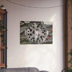Dandelion Seed Macro Poster — Matte Horizontal Nature Wall Art
