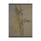 Bamboo Silhouette Poster — Minimalist Botanical Wall Art