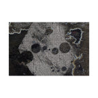 Abstracte grunge matte poster — Donkere textuur horizontale muurdecoratie 