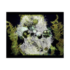 Abstract Green Algae Matte Poster — Botanical Ocean Wall Art (Horizontal)