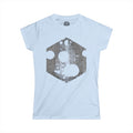 Women's T-Shirt — Distressed Hexagon Cheese Graphic Tee