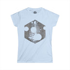 Women's T-Shirt — Distressed Hexagon Cheese Graphic Tee