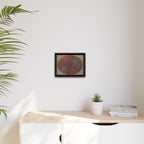 Ingelijst canvas met matte afwerking, nr. 41 — Reproductie van een houtsnijwerk van Twin Tree (Zwarte bes, Chinees kastanjehout en Oude Steen)
