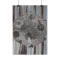 Abstracte maansteenposter — Verticale wanddecoratie 