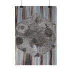 Abstracte maansteenposter — Verticale wanddecoratie 