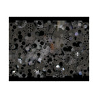 Abstract Black Bubble Matte Horizontal Poster — Modern Minimalist Wall Art