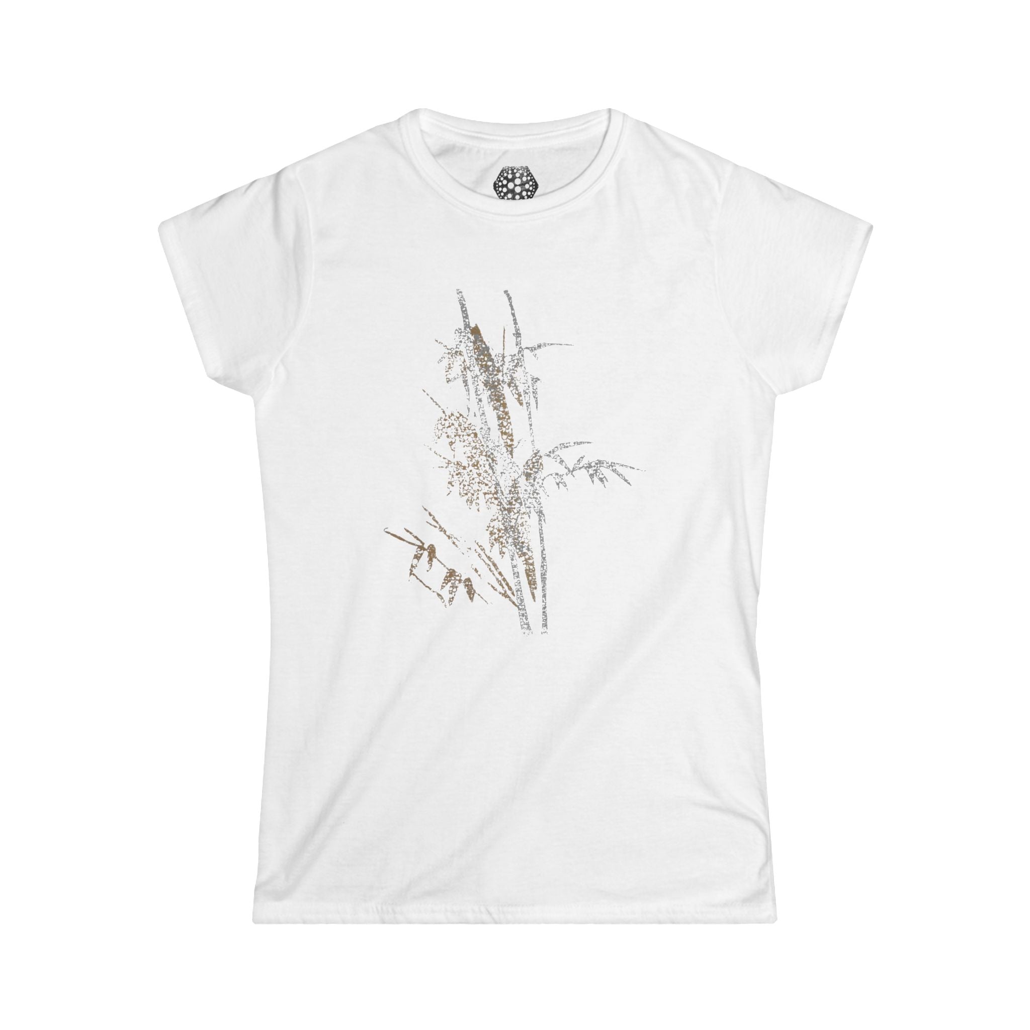 Floral Meadow Tee — Delicate Dried Grasses Women's T‑Shirt