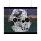 Abstract Cosmic Matte Poster — Surreal Moon Phases Wall Art