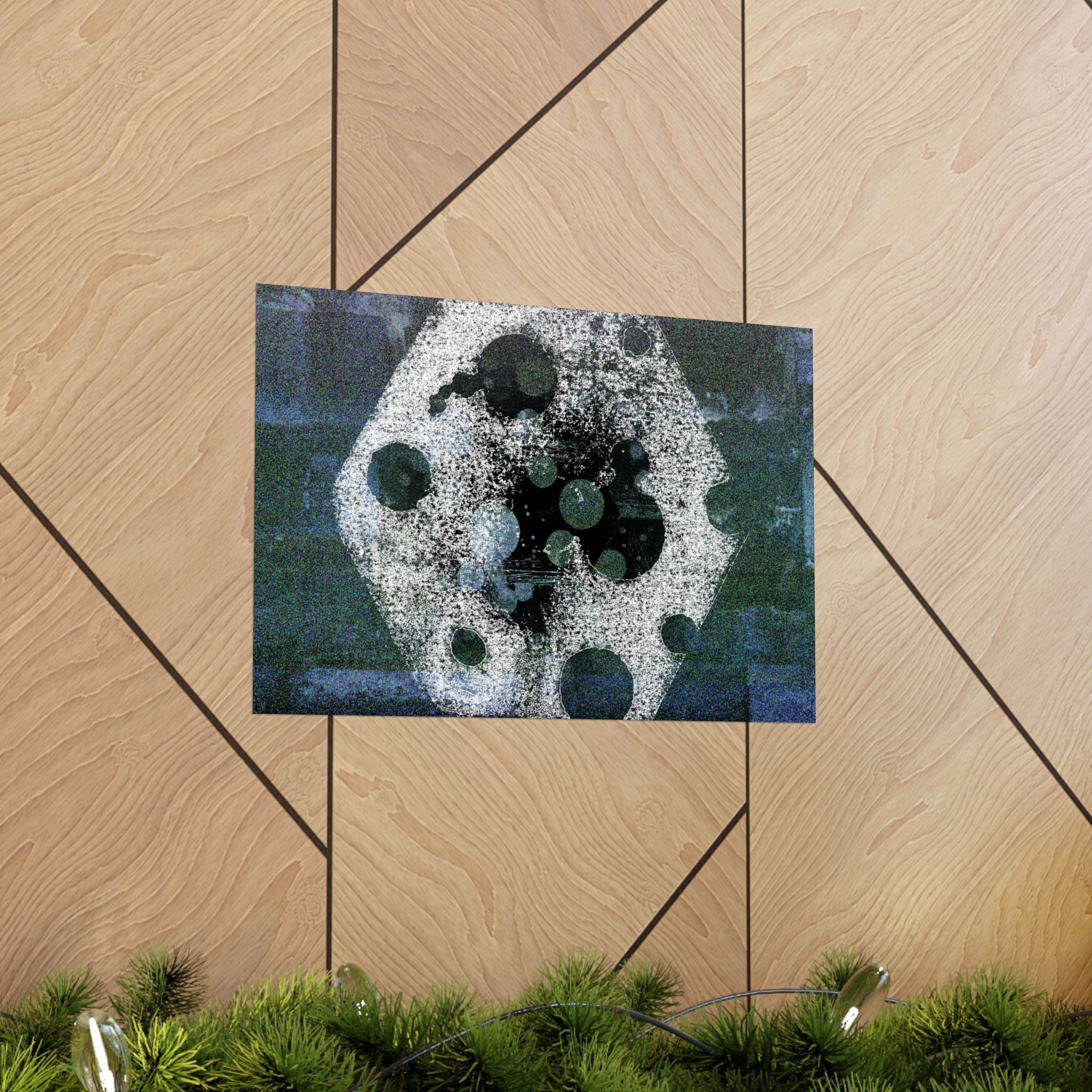 Abstract Cosmic Poster — Matte Horizontal Art Print