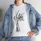 Bamboo Silhouette Tee - Minimal Zen Bamboo Graphic T-Shirt