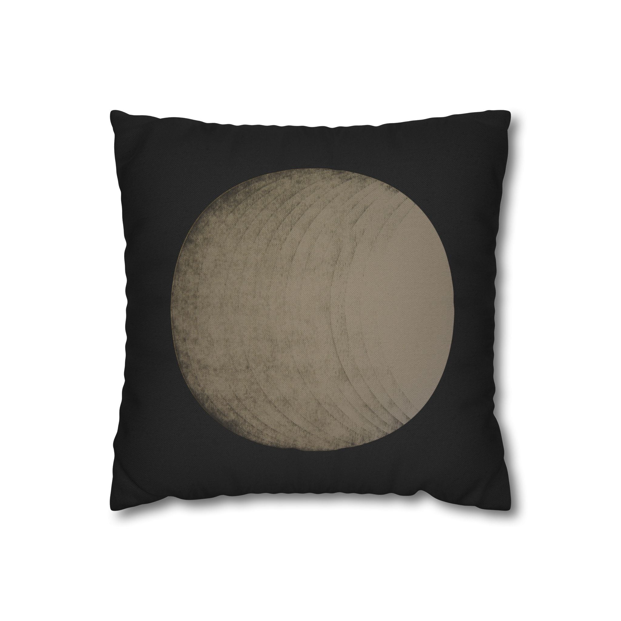 Vintage Moon Pillowcase — Minimalist Celestial Throw Pillow Cover