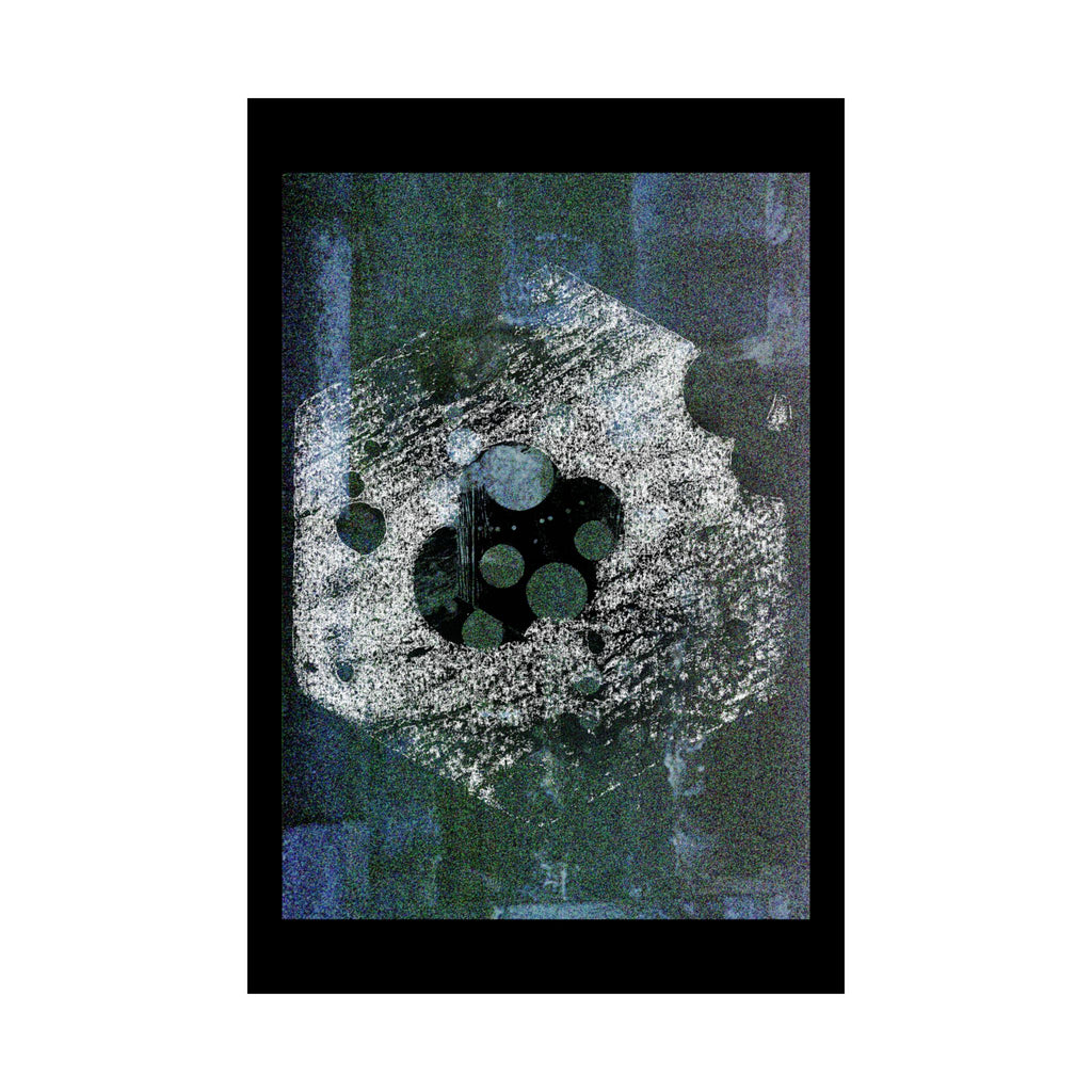 Abstract Moonstone Matte Poster — Vertical Modern Art Print