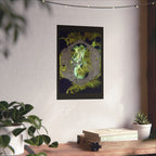 Abstract Hex Ring Poster | Matte Vertical Art Print