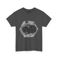 Hex Moon Graphic Tee — Distressed Space Cheese Vintage Astronomy T-Shirt
